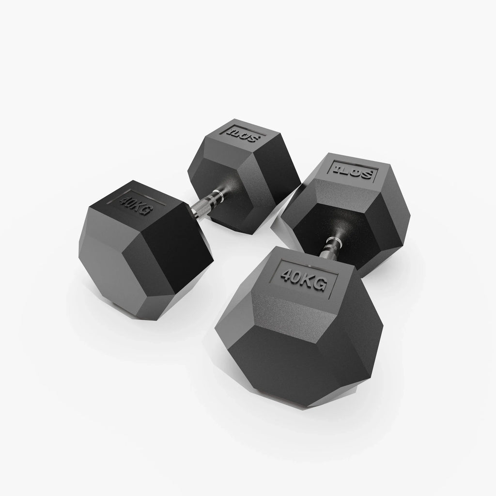 Pair of ILUS Hexagonal Dumbbells