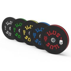 Set Discos Colorstrap Bumpers ILUS 5 a 25 kg