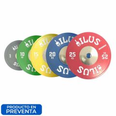 Preventa - Set Discos Bumpers ILUS Premium Competition 5 a 25 kg